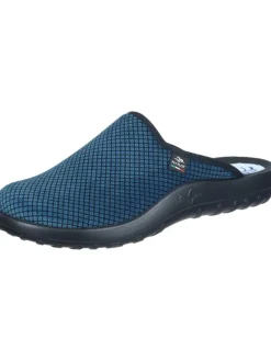 Klassische Hausschuhe in blau