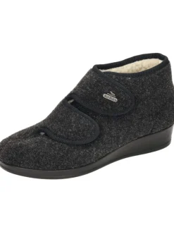 Klassische Hausschuhe in schwarz