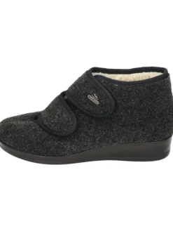 Klassische Hausschuhe in schwarz