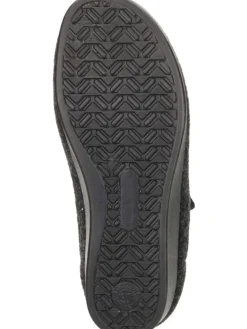 Klassische Hausschuhe in schwarz