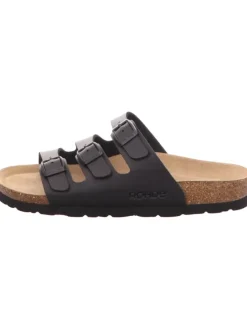 Klassische Pantolette in schwarz