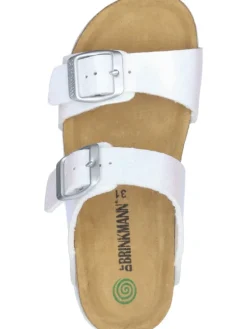 Klassische Pantoletten in weiß