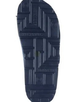 Klassische Pantoletten in blau