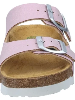 Klassische Pantoletten in rosa