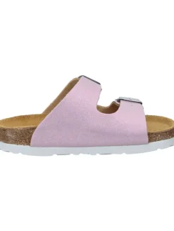 Klassische Pantoletten in rosa