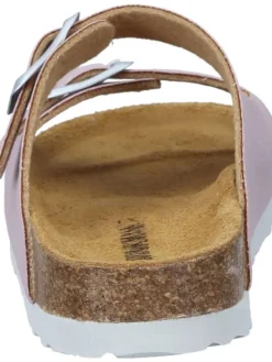 Klassische Pantoletten in rosa