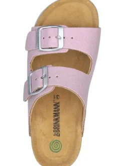 Klassische Pantoletten in rosa