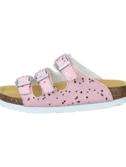 Klassische Pantoletten in rosa