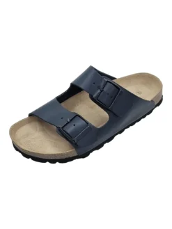 Klassische Pantoletten in Blau