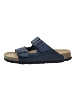 Klassische Pantoletten in Blau