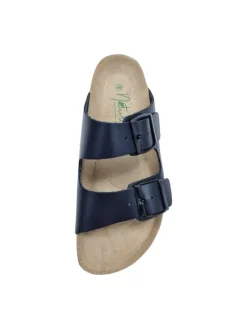 Klassische Pantoletten in Blau