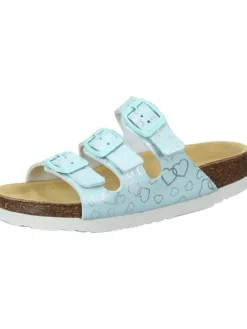 Klassische Pantoletten in mint