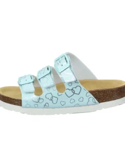 Klassische Pantoletten in mint