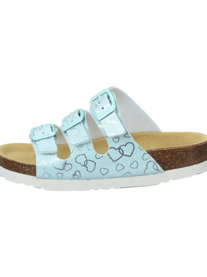 Klassische Pantoletten in mint