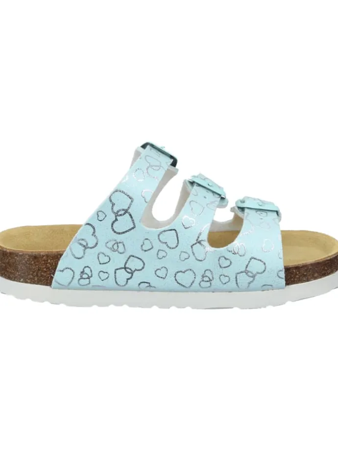 Klassische Pantoletten in mint