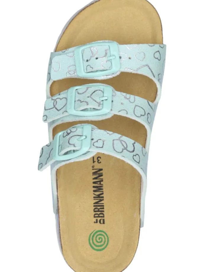 Klassische Pantoletten in mint