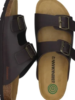 Klassische Pantoletten in braun