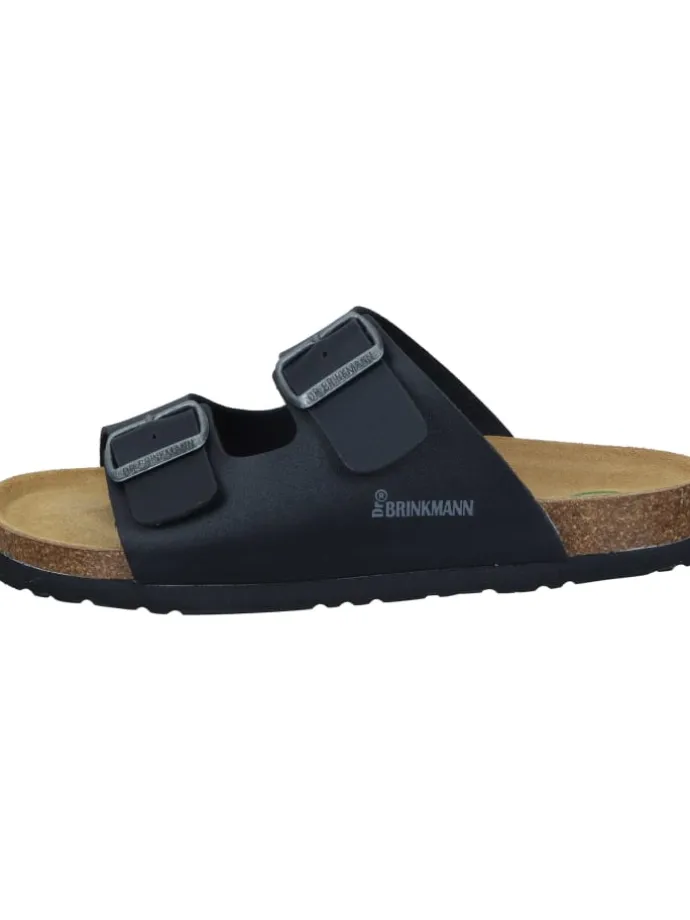 Klassische Pantoletten in schwarz