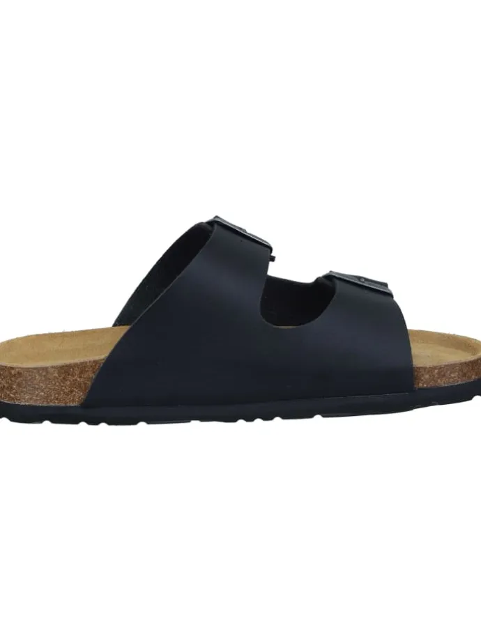 Klassische Pantoletten in schwarz