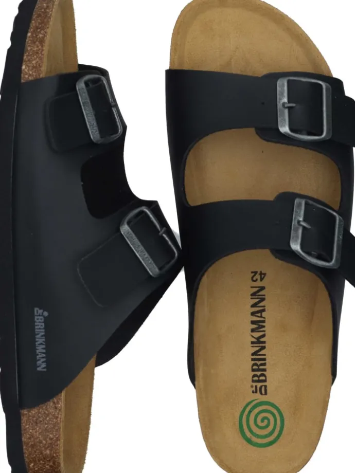 Klassische Pantoletten in schwarz