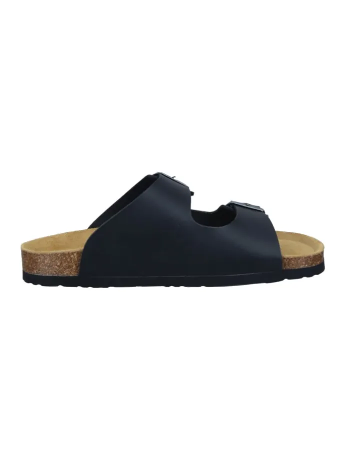 Klassische Pantoletten in schwarz