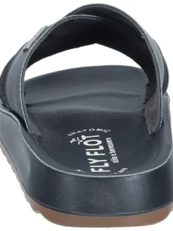 Klassische Pantoletten in schwarz