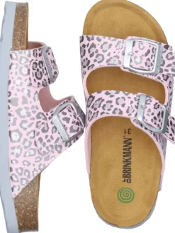 Klassische Pantoletten in rosa