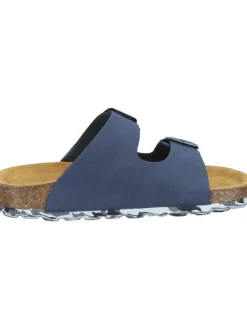 Klassische Pantoletten in blau