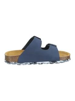 Klassische Pantoletten in blau