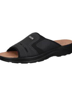 Klassische Pantoletten in schwarz