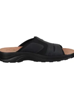 Klassische Pantoletten in schwarz