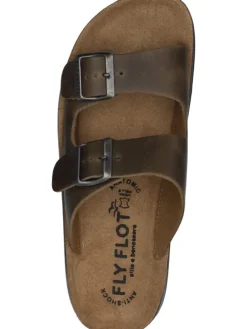 Klassische Pantoletten in beige