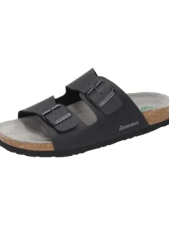 Klassische Pantoletten in schwarz