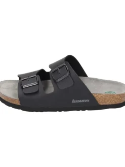 Klassische Pantoletten in schwarz