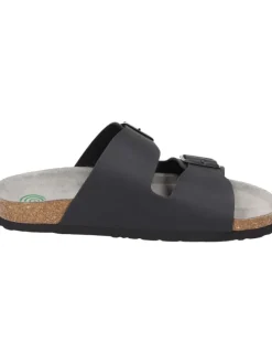 Klassische Pantoletten in schwarz