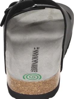 Klassische Pantoletten in schwarz