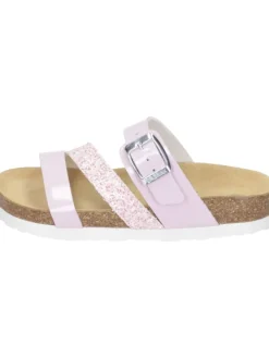 Klassische Pantoletten in rosa