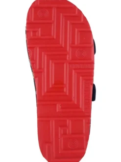 Klassische Pantoletten in blau