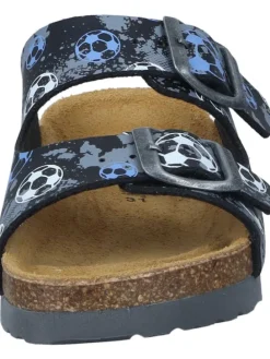 Klassische Pantoletten, Klassische Hausschuhe in anthrazit