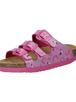 Klassische Pantoletten, Klassische Hausschuhe in pink