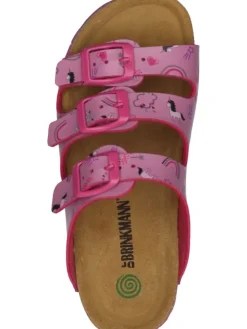 Klassische Pantoletten, Klassische Hausschuhe in pink