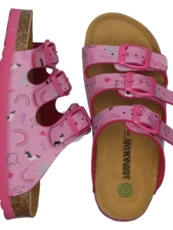 Klassische Pantoletten, Klassische Hausschuhe in pink