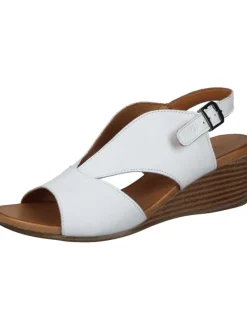 Klassische Sandaletten in weiß