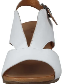 Klassische Sandaletten in weiß