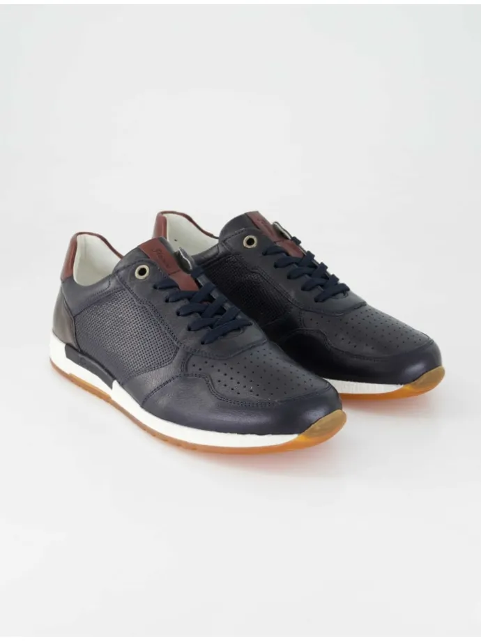 Klassische Schnürschuhe in Blau