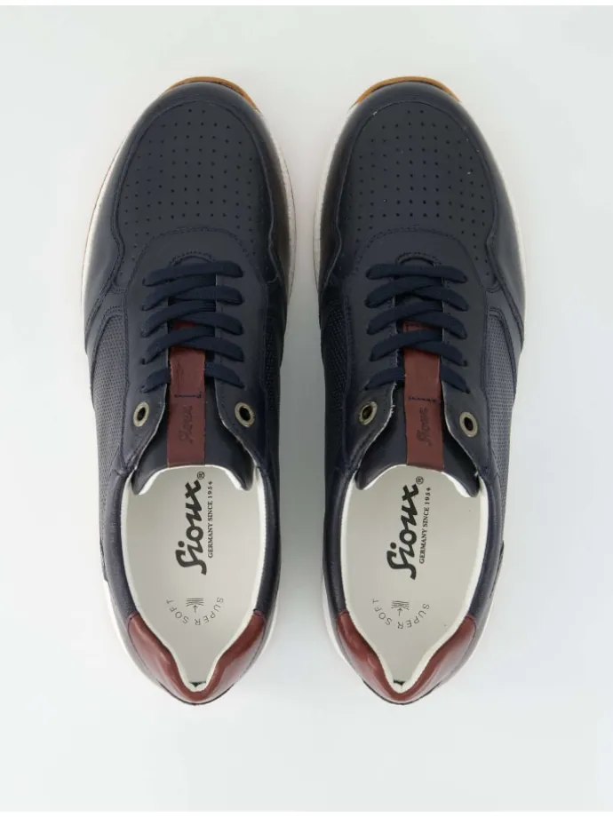 Klassische Schnürschuhe in Blau