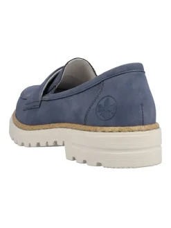 Klassische Slipper in Blau