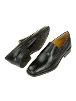 Klassische Slipper in Schwarz