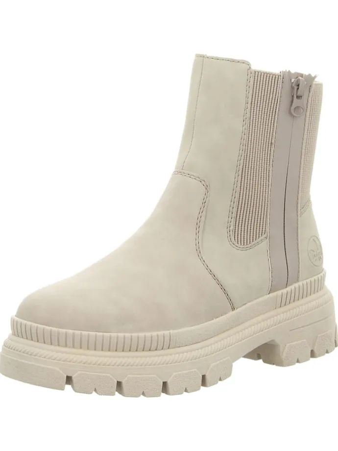 Klassische Stiefelette in beige