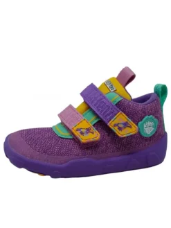 Klettschuh Kreativ Knit Happy Tukan in Lila